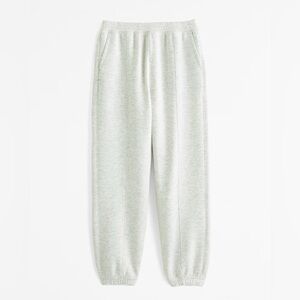 NWOT Abercrombie and Fitch YPB neoKNIT Sweatpants Small S Short Heather Grey